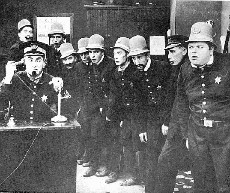 Mack Sennet Keystone Kops film clip