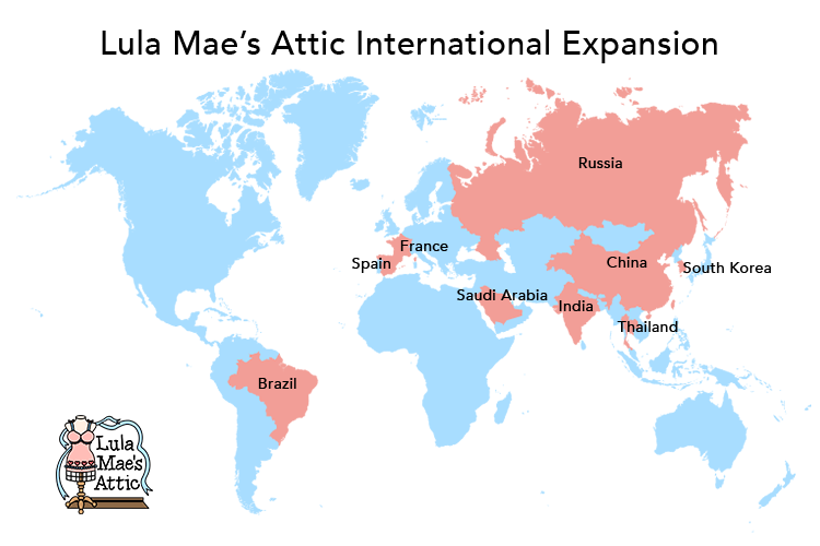 Lula Mae's Attic International Expansion