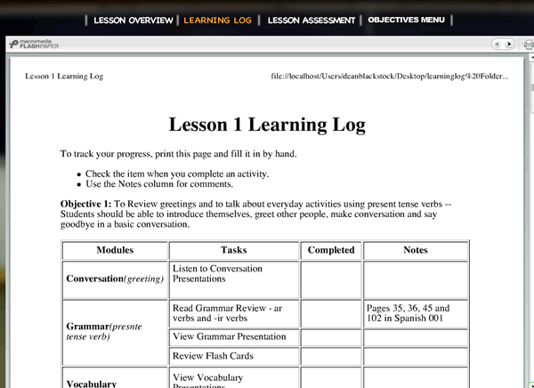 Learning Log Image