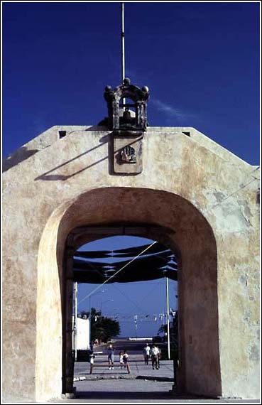 Colonial fort, Campeche, Mexico